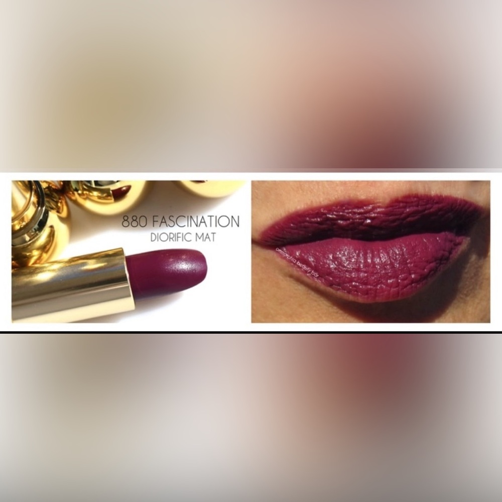 DIOR DIORIFIC MAT FASCINATION (880) LIPSTICK. LIMITED EDITION. NEW WITHOUT BOX. - Picture 8 of 8